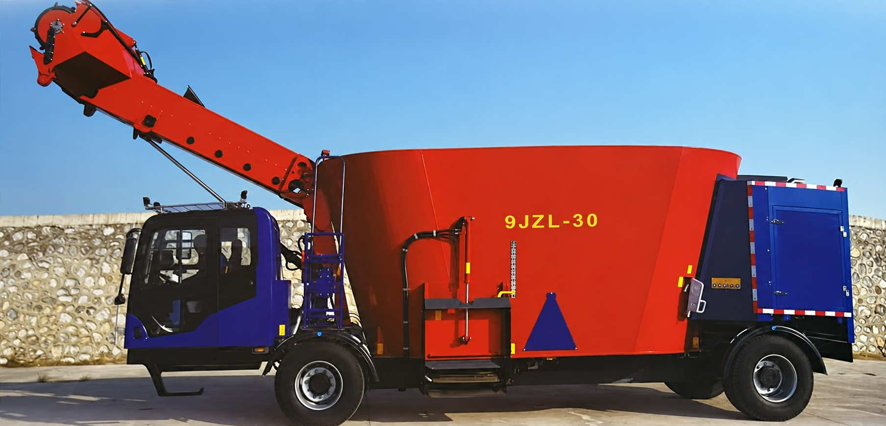 Self-propelled mixer · Product overview