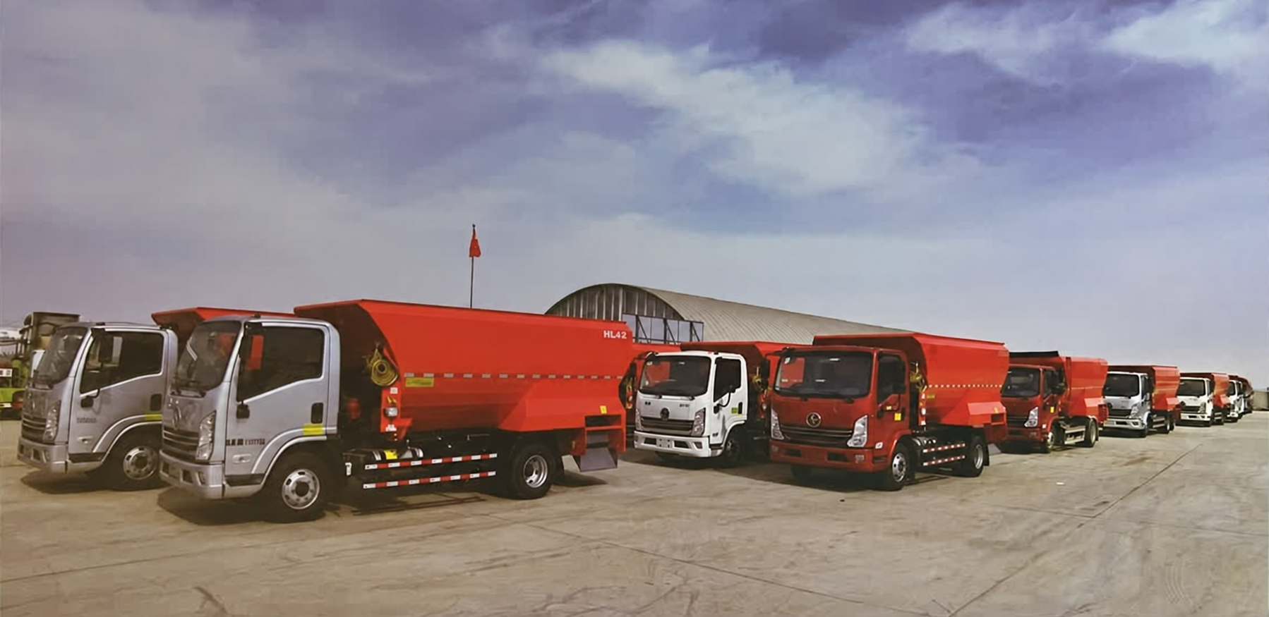 Range of feeding equipment for integrated livestock feeding workflows